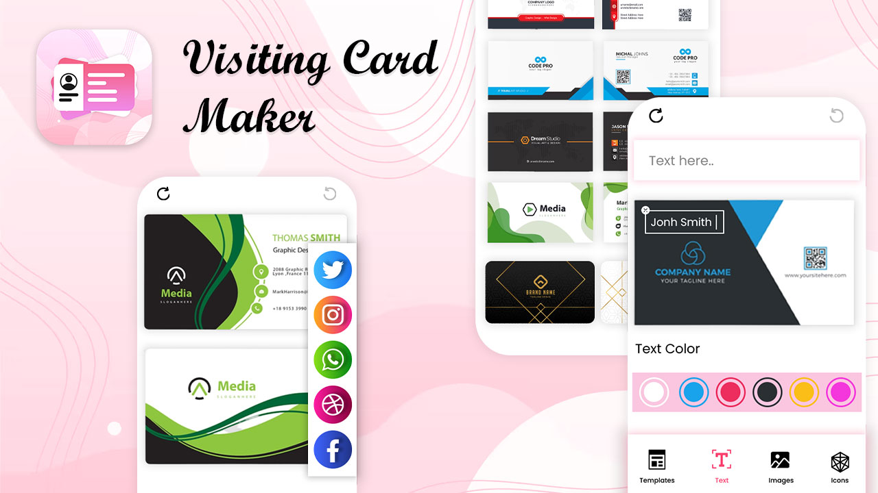 Visiting Card Maker Ultimate Business Card Maker Template